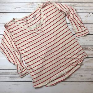 OLD NAVY Striped Coral & Cream